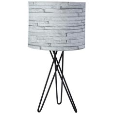 Abajur Luminária de Mesa Carambola Luminárias Branco