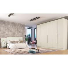 Roupeiro Oslo 6 Portas 6 Gavetas 100 MDF