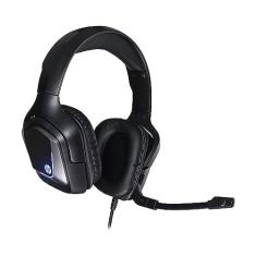Headset HP Gamer H220GS Preto - Com Microfone Driver de 40mm USB com Iluminação LED Áudio Estéreo 7.1 Sounround - 8AA07AA, Grande