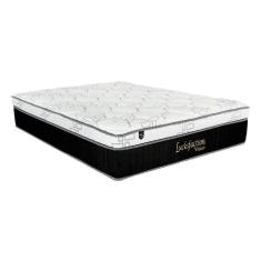 Colchão King Molas Ensacadas Visco Lucksfaction Black Euro Pillow (193x203x36) Luckspuma