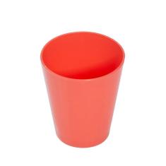 Copo Fresc Redondo 350ml Coral Em Polipropileno Linha Tendência Vem