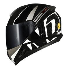 Capacete Norisk Razor Full Preto e Branco
