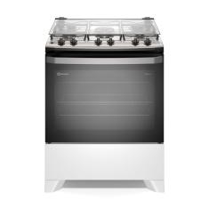Fogão 5 bocas Electrolux Branco Efficient com Mesa Inox, PerfectCook e VaporBake (FE5IB) Bivolt