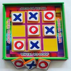 Jogo da velha tabuleiro - BRINQUE E LEIA