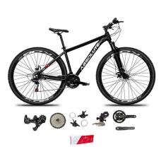 Bicicleta Aro 29 Absolute Nero 5 Kit 2x9 Freio Hidráulico K7 11/40 Pedivela 24/38 Suspensão Trava-Unissex