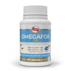 Omega 3 Omegafor Family EPA 600mg + DHA 400mg (60 Caps) Vitafor
