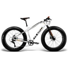 Bicicleta GTS Fat Bike Tsi 7 Aro 26 com Freio a Disco Hidráulico Cambio GTSM1 TSI 7 Marchas e Quadro-Unissex
