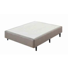 Base Box Somiê Casal 138x188x37cm Uni Ecoflex Cinza/Branco
