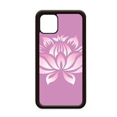 Capa com estampa de flor de lótus rosa para iPhone 11 Pro Max para Apple Mobile Case Shell