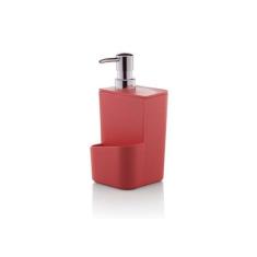 Dispenser Porta Detergente 650ml Vermelho Ou Dt500vmf