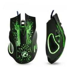 Mouse Gamer Usb X9 3600 Dpi 6 Botões Para Computador