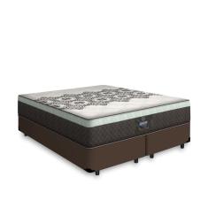 Cama Box Queen + Colchão de Molas Ensacadas - Gazin - New York 158cm