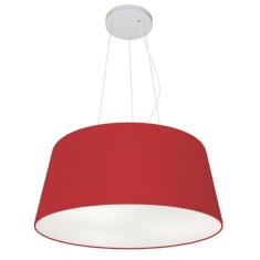 Lustre Pendente Cone Md-4048 Cúpula Em Tecido 21/50x40cm Bord