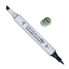 Marca Texto Artools Pictom Pontas Broad e Brush Verde G532