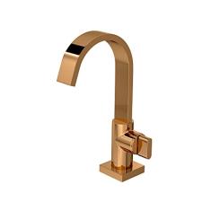 Torneira de mesa bica alta para lavatório Polo, Red Gold, Deca, 1198.GL33.RD