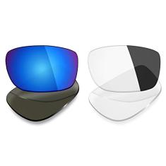 Lentes de reposição polarizadas para óculos de sol Oakley Fives Squared da Mryok