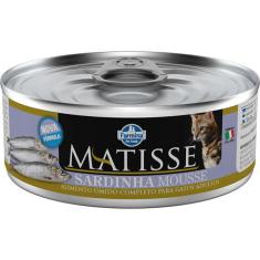 Ração Úmida Farmina Matisse Sardinha Mousse para Gatos Adultos - 85 g