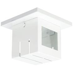 Arandela, Auremar, Arandela Caixa Vazada - Branca3401, Branca, medio