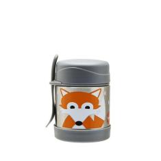 Pote Térmico Inox Com Talher Raposa - 3 Sprouts