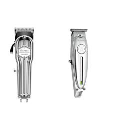 Kit 2 Máquina Kemei Corte Acabamento Profissional 1977+1949