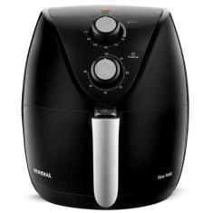 Fritadeira Elétrica Sem Óleo Air Fryer Mondial New Pratic, Preto, 220V