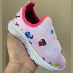 Tênis Infantil Menina Divertidamente-se Lançamento Calce Fácil Escolar