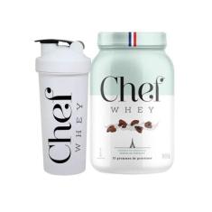 Kit Whey Protein Chef Whey 907g + Coqueteleira - Chef Whey, BISCUIT AU