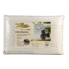 Travesseiro Visco Ions De Prata Bambu-Bege Master Comfort 13Cm