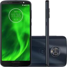 Smartphone Motorola Moto G6 4G 32GB Tela 5.7" 3GB RAM Câmera Dupla 12 + 5MP + Selfie  8MP - Indigo