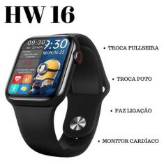 Smartwatch HW16 44mm Feminino Masculino Android iOS Wearfit Aplicativo