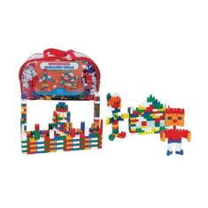 Sacola de  Blocos de Montar Plugando Ideias 1000 Peças