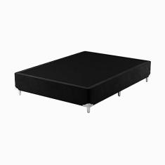 Base Box Casal 138x188cm Preto