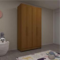 Guarda Roupa Eucamoveis Genova 4 Portas 2 Gavetas Freijo