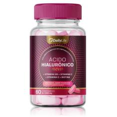Ácido Hialurônico com Colágeno e Vitaminas C E B9 e Biotina 60 Comprim