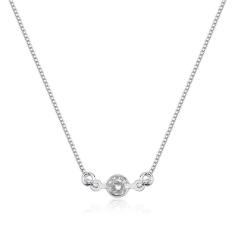 Colar Ponto De Luz Prata 925