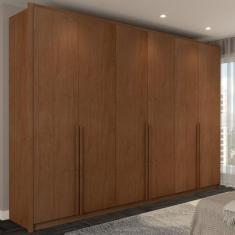 Guarda-Roupa Casal Belchior 6 Portas 6 Gavetas Cinamomo - Panorama Móv