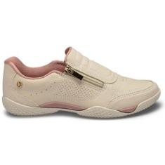 Tênis Casual Kolosh Calce Fácil Slip On Conforto Zíper Leve-Feminino