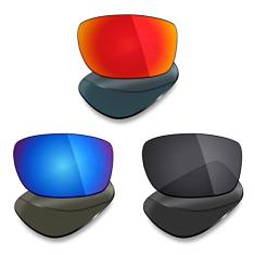 3 pares de lentes polarizadas de substituição Mryok para óculos de sol Oakley Monster Pup – Opções
