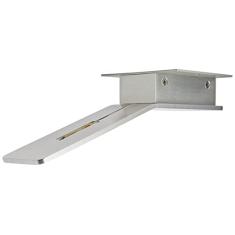 Arandela De Alumínio Bella Iluminação Fine No Voltagev Prata