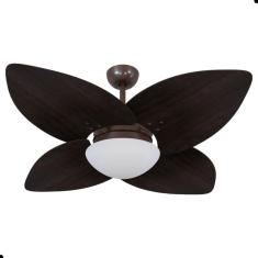Ventilador de Teto Dormamu Café 4 Pás Tabaco 127V com Controle