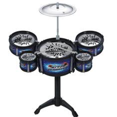 Bateria Infantil Musical Brinquedo Com Tambor E Baquetas - Art Brink, 
