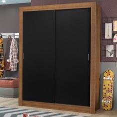 Guarda-roupa Solteiro Dallas Plus 2 Portas de Correr Madesa