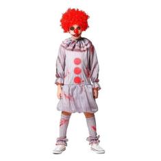 Fantasia Palhaço It Twister Infantil Halloween Com Nariz - Fantasias C