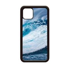 Capa White Wave Sea Water Science Nature Picture para iPhone 12 Pro Max para Apple Mini Mobile Case Shell