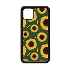 Capa com estampa de planta de pétala de girassol para iPhone 11 Pro Max para Apple Mobile Case