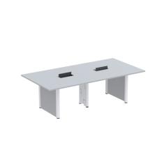 Mesa de Reunião 2400x1400 Mrcpb2414pp Cinza/Branco