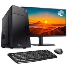Computador Completo TOB Intel Core i3 com Wi-Fi SSD 240GB Memória 8GB 