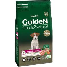 Ração Seca PremieR Pet Golden Seleção Natural para Cães Filhotes Mini Bits - 3 Kg