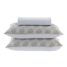 Jogo De Lençol Malha Sofee 100% Algodão Fio Penteado - Kacyumara - Atlesy - King