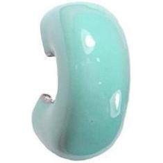 Brinco Pequeno Armazem Rr Bijoux Verde Água Prata